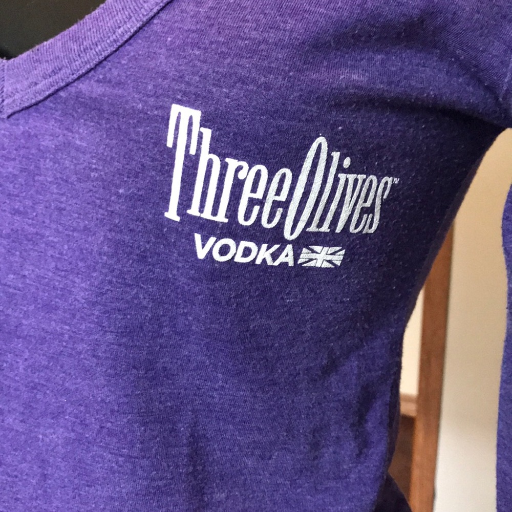 Super cute Three Olives Vodka lightweight hoodie